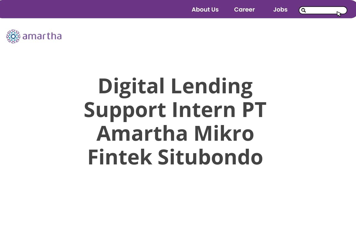 Digital Lending Support Intern PT Amartha Mikro Fintek Situbondo